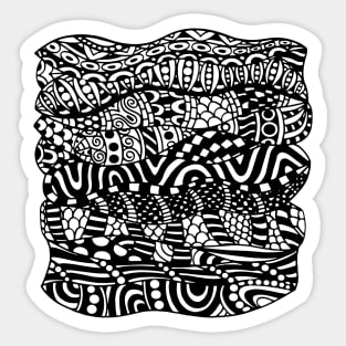 Abstract doodling Sticker